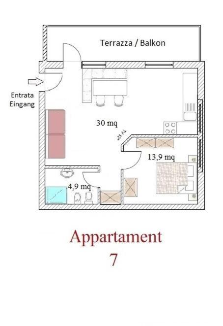 Residence Kramhuter Sexten Phòng bức ảnh