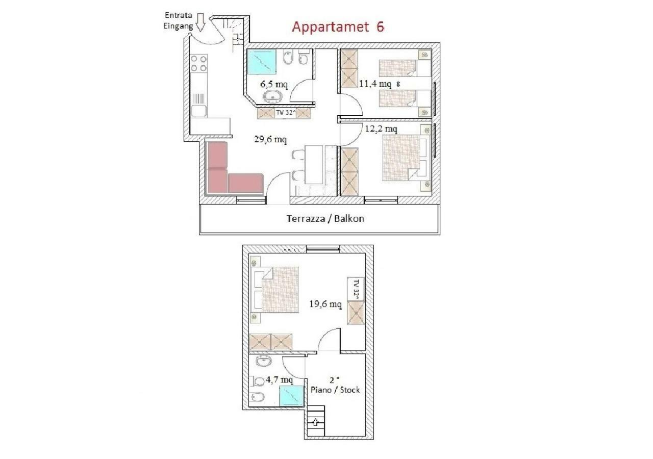 Residence Kramhuter Sexten Phòng bức ảnh